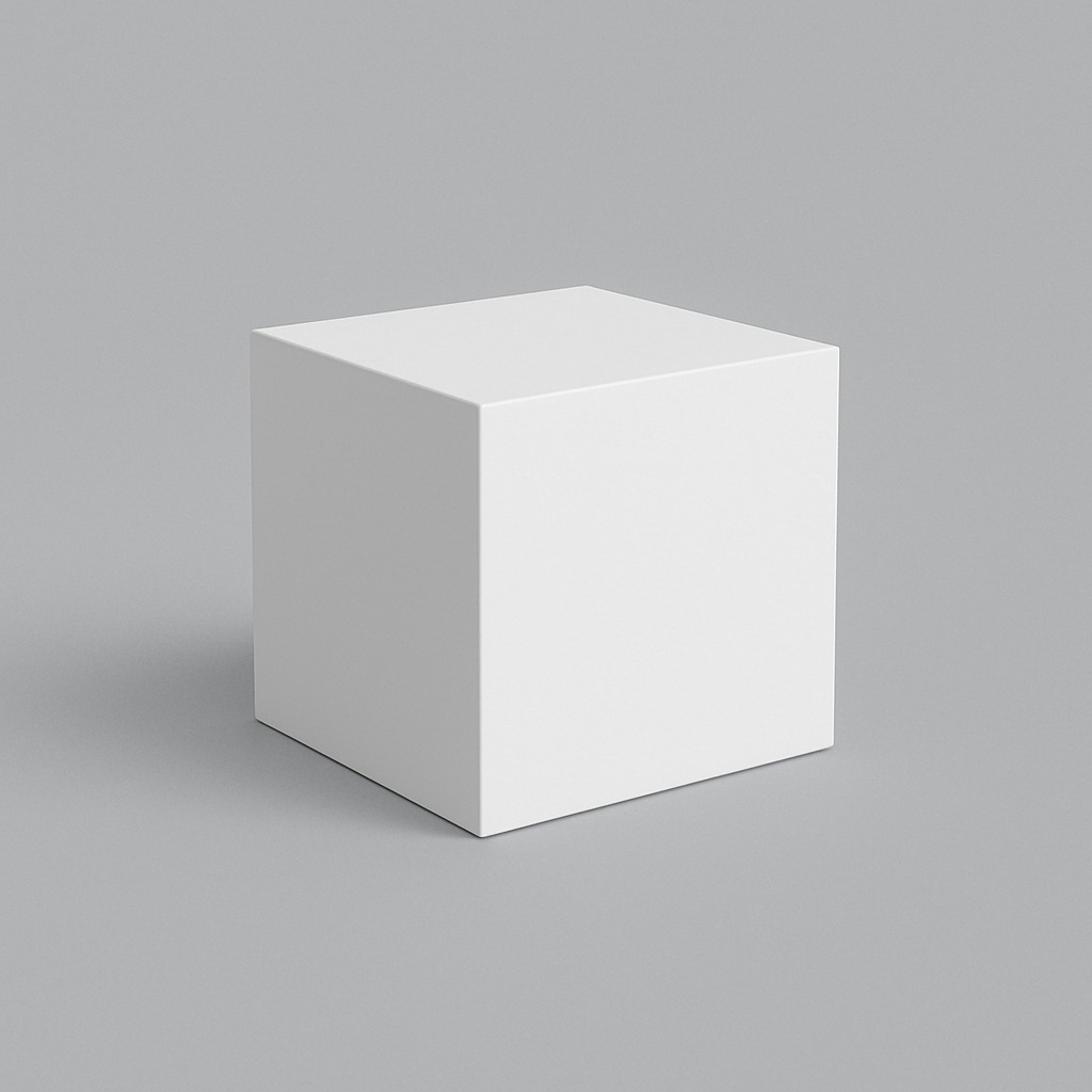 AJPPP1B Ajunil's Classic Cube Prop Podium - Essential for Product, Jewelry and Cosmetic Photography - Image 1