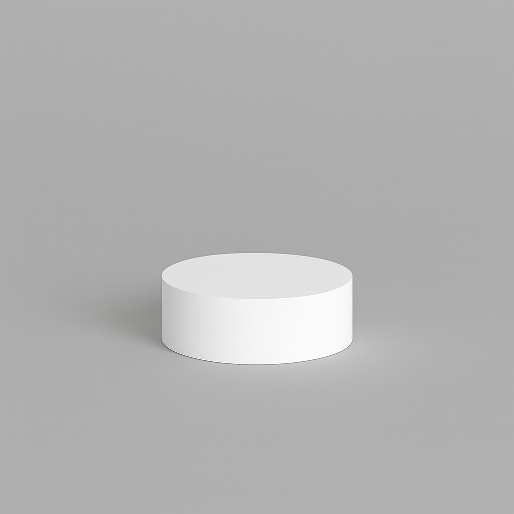 AJPPP3A 10/11/12 inch Diameter - Ajunil's Classic Circular/Cylinder Prop Podium - Essential for Product, Jewelry and Cosmetic Photography - Image 1