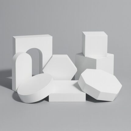 Ajunil’s Essential Mini Arch Prop Bundle – Set Of 8 Pieces – Ideal For Product & Cosmetic Photo-shoot