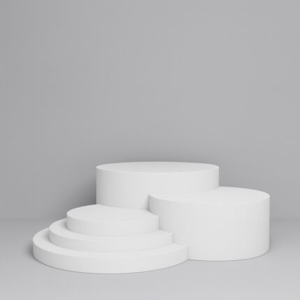 Ajunil’s Core Collection Circle Podium Set – Ideal For Product & Cosmetic Photo-shoot